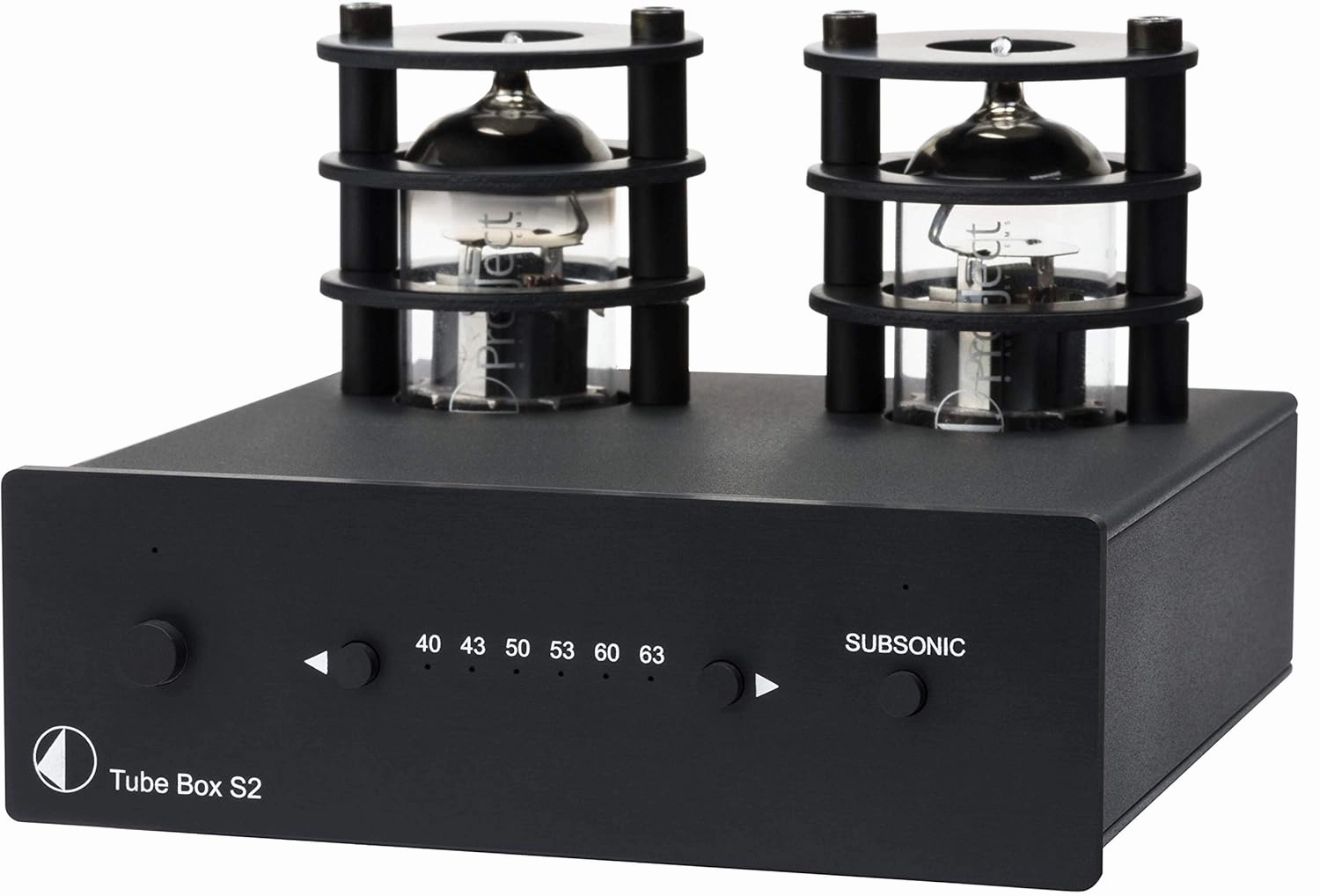 Pro-Ject Tube Box S2 Pure-Tube MM/MC Phono Preamplifier (Black) tube amplifier,valve amp,audiophile tube stereo,