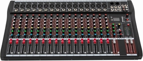 Professional Audio Mixer Sound Board Console, 16 Channel Bluetooth Live Studio Audio Mixer Live Studio Mixing Console 110V Studio Mixing Console Board mixer console,audio mixing desk,DJ console,