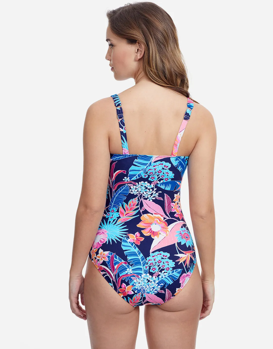 Profile Bohemian Gypsy D Cup Swimsuit - Navy