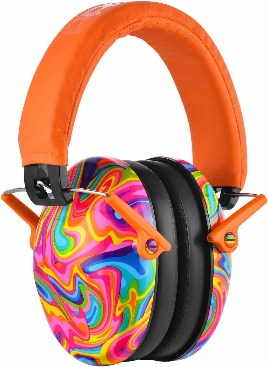 PROHEAR 032 Kids Ear Protection  Ear Muffs for Noise Reduction, 25SNR Noise Cancelling Headphones for Toddlers, Autism, Sensory Use, Hearing Protection  Orange