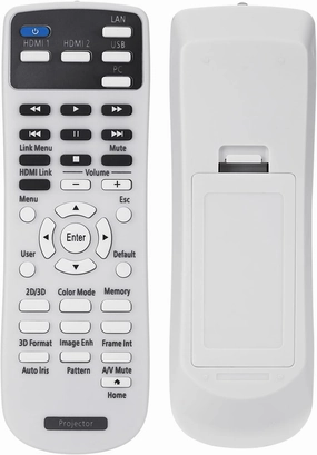 Projector Remote Control 2181830 for Epson Home Cinema 2100 2150, EH-TW5400 EH-TW5600 EH-TW5650 H850B H850C H851A H851B H851C H852A H852B H852C Projector Remote Controller Replacement home cinema system,5.1 home theater,surround sound package,