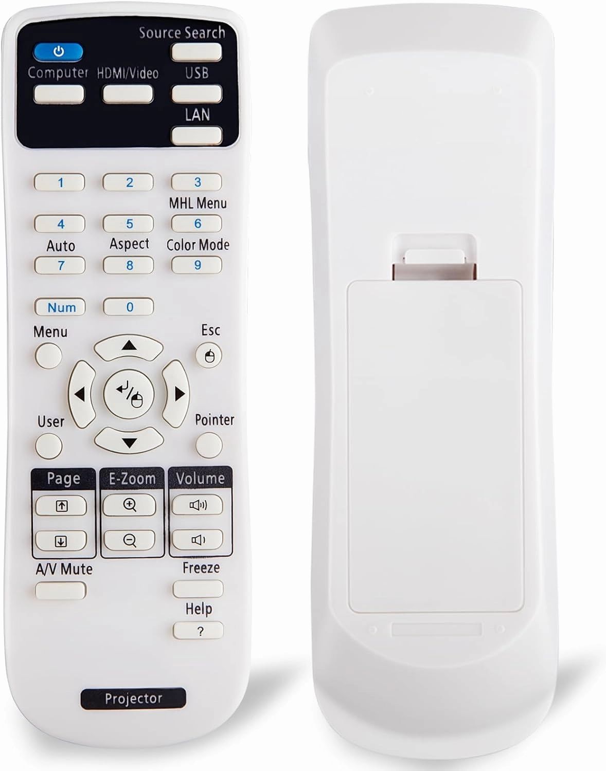 Projector Remote Control Only for Epson LCD Home Cinema, Powerlite, EB-,EX,VS, H, BrightLink, EMP- Series Projectors Remote Replacement home cinema system,5.1 home theater,surround sound package,