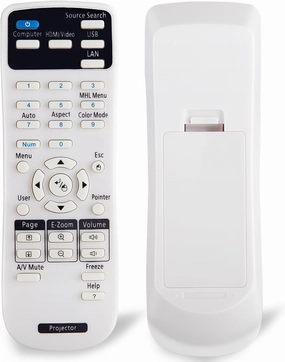 Projector Remote Control Only for Epson LCD Home Cinema, Powerlite, EB-,EX,VS, H, BrightLink, EMP- Series Projectors Remote Replacement home cinema system,5.1 home theater,surround sound package,