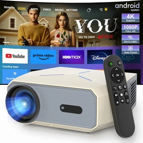 Projector with WiFi and Bluetooth, Auto Focus & Keystone, Native 1080P 12000L 4K Support, Outdoor Movie Projector for Home Theater UP to 250" Display, for HDMI/USB/iOS/Android/Laptop/TV Stick home cinema system,5.1 home theater,surround sound pack