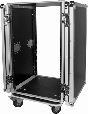 ProX T-18RSS 18U Space Amp Rack Mount ATA Flight Case 19 Inch Depth W-Casters rackmount gear,audio rack equipment,studio rackmounts,