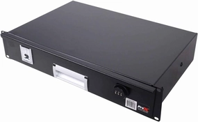 ProX T-2RD-12 MK3 2U Rack Space 12" Depth Rack Mount Drawer for Audio, DJ, and IT Server rack cases. audio rack,hi-fi component stand,media shelf,
