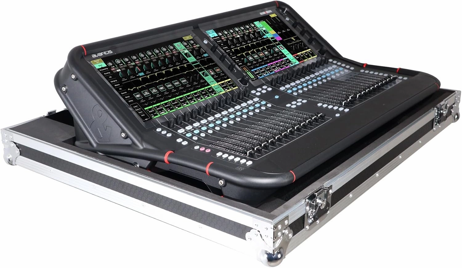 ProX XS-AHAVANTIS W Fits Allen & Heath AVANTIS Digital Mixer Console Flight Case w Low Profile Wheels mixer console,audio mixing desk,DJ console,
