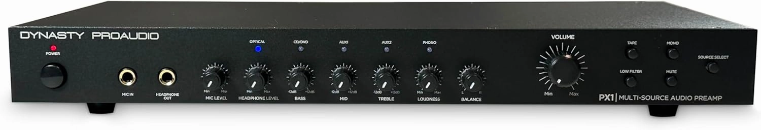 PX1 High Definition Multi-Source Hi-Fi Home Audio Stereo Preamplifier phono preamp,turntable amplifier,record player preamp,