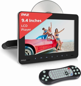 Pyle - Car DVD Player, Universal Car Headrest Mount Display Monitor - 9.4 Inch, Car Audio Video Entertainment System, Back seat Headrest Holder hi-res portable player,digital audio player,DAP lossless,