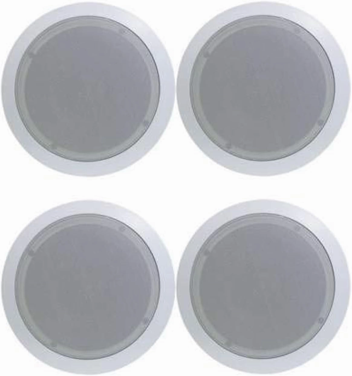 Pyle PDIC Series 5.25 Inch 150 Watts 4.8 Ohms Round Flush Mount Wall and Ceiling Home Speakers with Directable Polymer Dome Tweeter, (4 Pack) soundbar,TV speaker bar,home theater soundbar,