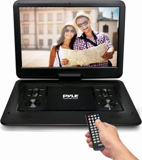 Pyle Portable CD/DVD Player-15.6' HD Screen,Rechargeable Battery,USB/SD Support-Includes Earphones,Car Charger,Remote Control hi-res portable player,digital audio player,DAP lossless,