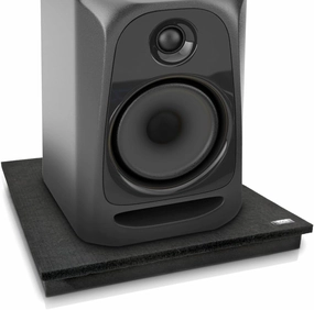 Pyle Sound Dampening Speaker Riser Foam - Audio Acoustic Noise Isolation Platform Pads Recoil Stabilizer w/ Rubber Base Pad For Studio Monitor, Subwoofer, Loudspeakers PSI12 (22.5 x 17.8 x 1.8 Inch) studio monitors,nearfield speakers,mixing reference monit