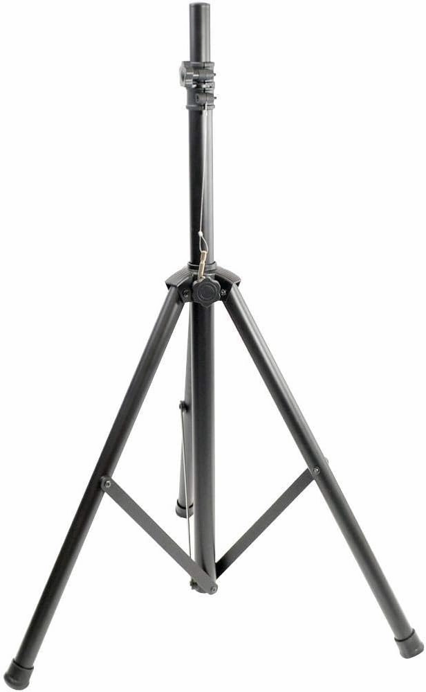Pyle Universal Stand Kit-Height Adjustable 3.6 -5.6 Tall Sound Equipment Tripod Mount for Speakers w/ 35mm Insert-Home, Stage, Studio Use-(2), Black, 21 ft 1/4" Audio Cable (PMDK102)