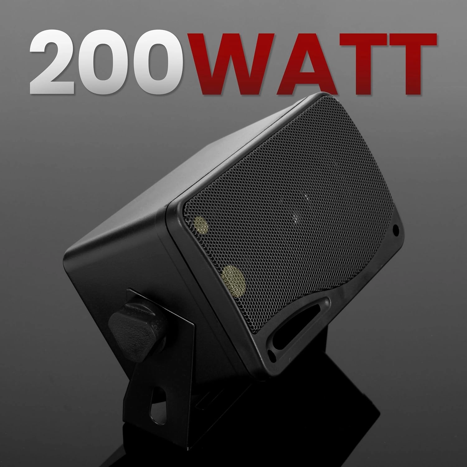 Pyramid 3-Way Indoor Outdoor Speaker System - 3.5 Inch 200W Pair of Mini Box Ceiling Wall Mount Speakers w/1" Tweeter, 3.25" Woofer, 1.75 Midrange - Home Theater Entertainment, PA System - 2022SX
