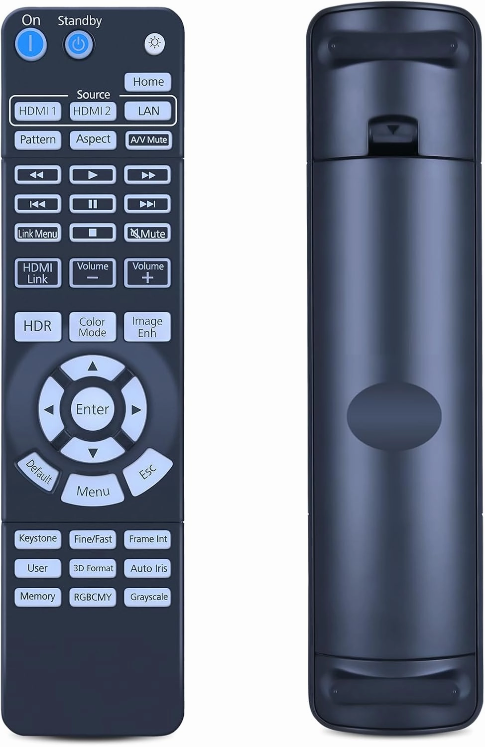 PZL New Replacement Remote Control for Epson Home Cinema 3800, 3200, 3810, H959A home cinema system,5.1 home theater,surround sound package,