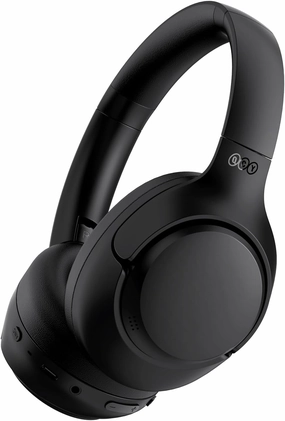 QCY H3 ANC Bluetooth Headphones Over Ear, Active Noise Cancelling Bluetooth 5.4 Headphones with Microphones, Hi-Res Audio Sound, Multipoint Connection, 60H Playback, Custom EQ via App(Black) audiophile headphones,high-end headphones,studio over-ear,