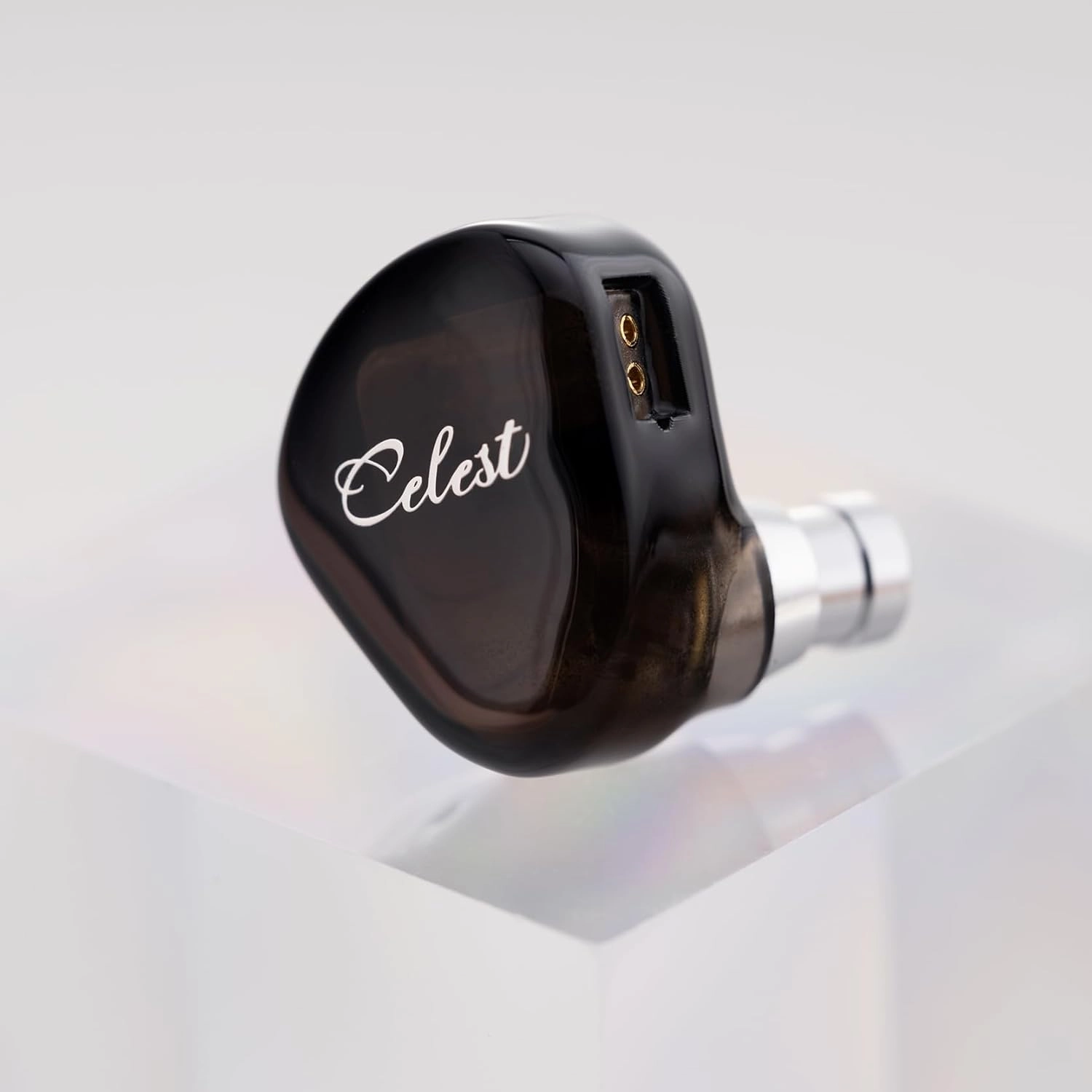 QOA Celest Rue in-Ear Monitors, Upgraded 6mm Mini Dynamic Driver IEM Earphones, HiFi Stereo Wired Earbuds Game Headphones with Detachable Cable for Musician Audiophile(Black with MIC)
