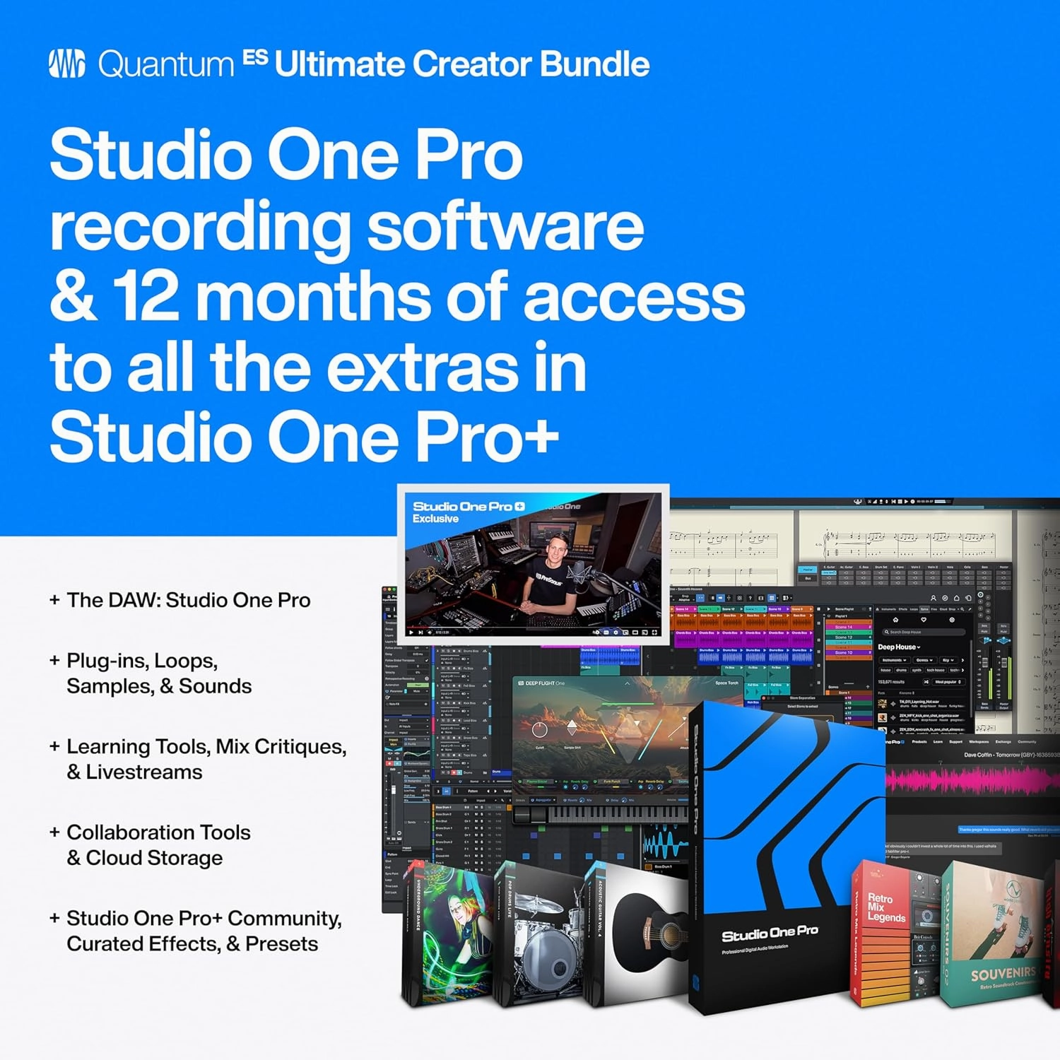 Quantum ES Ultimate Bundle with Studio One Pro Software