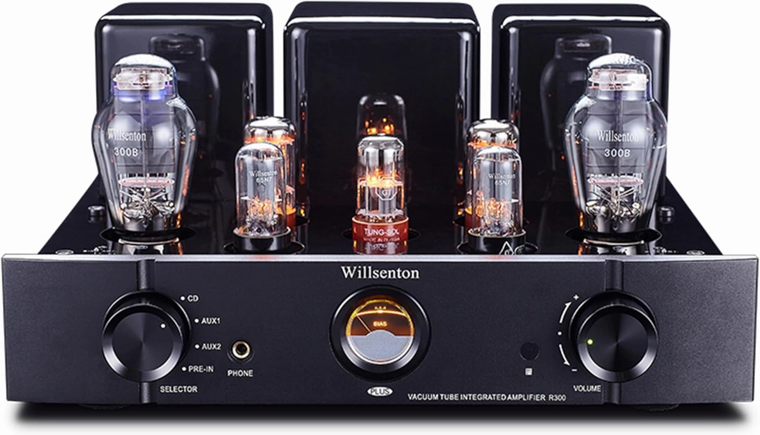 R300 Plus Tube Amplifier 300Bx2 Single-Ended Class A Integrated Amplifier Power Amplifier Headphones amp All in One integrated amplifier,stereo receiver,hi-fi amp combo,
