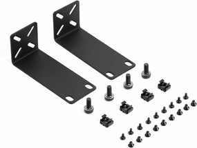 Rack Mount Kit for 10.6 inch Switches, Adjustable Rack Ears for Netgear, Cisco, D-Link, TRENDnet and HP Products, Mount 10.6" Wide to 19" Equipment, Adjustable Hole Distance 14-30mm rackmount gear,audio rack equipment,studio rackmounts,