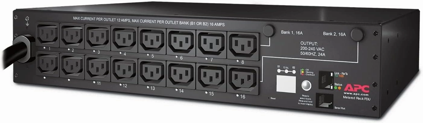 Rack PDU, Switched, 2U, 30A, 208V, (16) C13 rackmount gear,audio rack equipment,studio rackmounts,