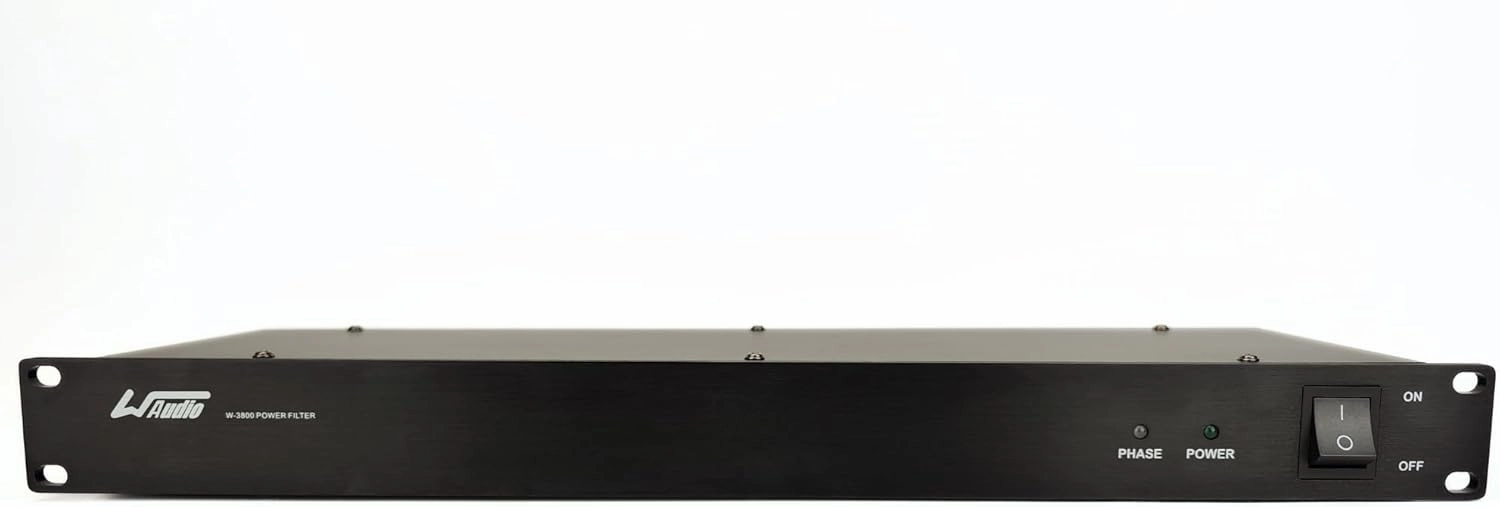 Rackmount 1U Line Conditioner - AC Noise Power Filter, Surge Protection with Phase Detect rackmount gear,audio rack equipment,studio rackmounts,