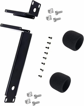Rackmount Kit for Shur BLX4R, ULXD4 and P3T Single Wireless Transmitters in Rack Space Case rackmount gear,audio rack equipment,studio rackmounts,