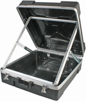Rackmount Mixer Equipment Case 19" Rack Mount, 22" Depth with Ergonomic Tilt-Up System (2U) rackmount gear,audio rack equipment,studio rackmounts,