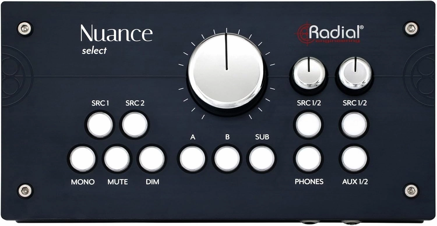Radial Nuance Select Studio Monitor Controller studio monitors,nearfield speakers,mixing reference monitors,
