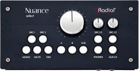 Radial Nuance Select Studio Monitor Controller studio monitors,nearfield speakers,mixing reference monitors,