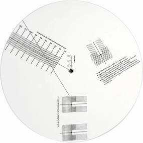 Ragyzity Turntable Cartridge Alignment Protractor Mat, Cartridge Alignment Protractor Phonograph Cartridge Alignment Tool, Anti-Sliding Vinyl Record Pickup Calibration Plate for Turntable Accessories turntable cartridge,phono cartridge,MM MC stylus,