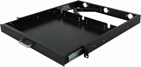 RAISING ELECTRONICS 1U Rack Mount Sliding Keyboard Tray Cantilever for Server Data Network Rack rackmount gear,audio rack equipment,studio rackmounts,