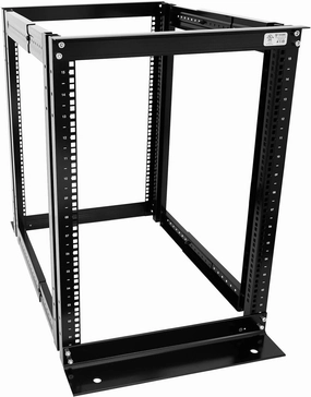 Raising ELECTRONIS 15U 4 Post Open Rack Frame Rack Enclosure 19 Inch Adjustable Depth Aluminum UL Certified music server,hi-fi media server,digital audio storage,