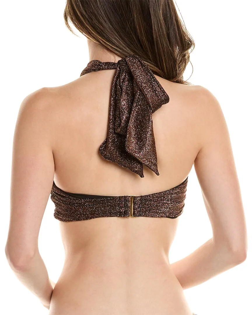 Ramy Brook Sparkle Lura Bikini Top