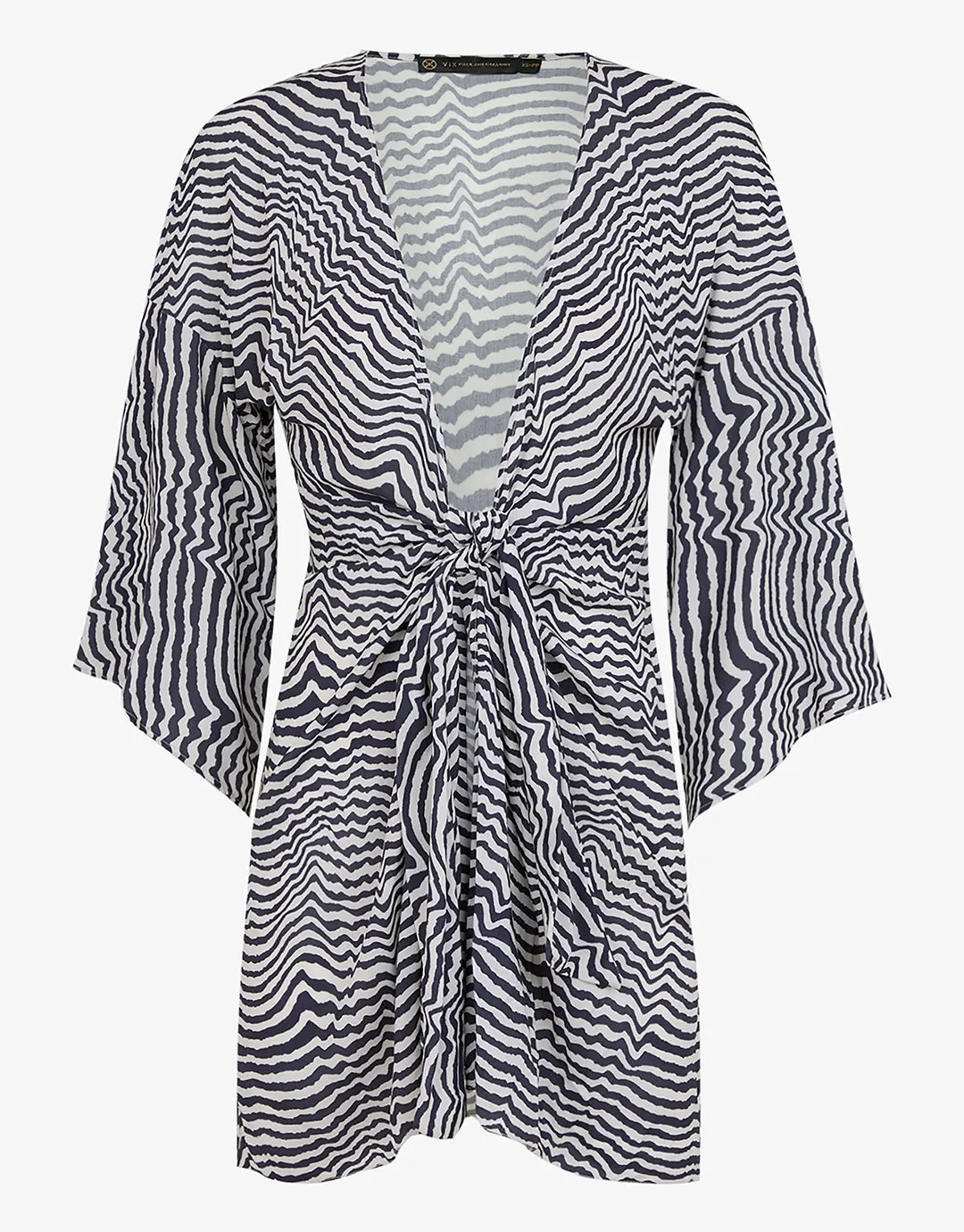 Ravine Perola Knot Short Cover Up - Stripe