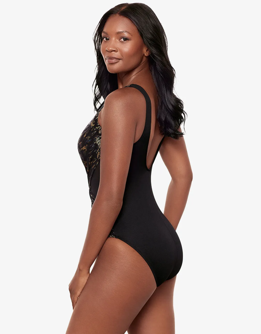 Raya De Safari Europa Swimsuit - Black Brown