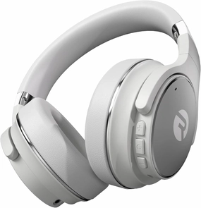 Raycon Everyday Wireless Bluetooth Over Ear Headphones, with Active Noise Cancelling, Awareness Mode and Built in Microphone, IPX 4 Water Resistance, 38 Hours of Battery Life (Frost White) over-ear headphones,closed back headphones,wireless studio cans,