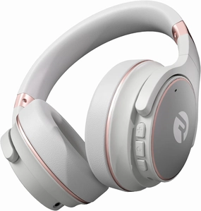 Raycon Everyday Wireless Bluetooth Over Ear Headphones, with Active Noise Cancelling, Awareness Mode and Built in Microphone, IPX 4 Water Resistance, 38 Hours of Battery Life (Rose Gold) over-ear headphones,closed back headphones,wireless studio cans,