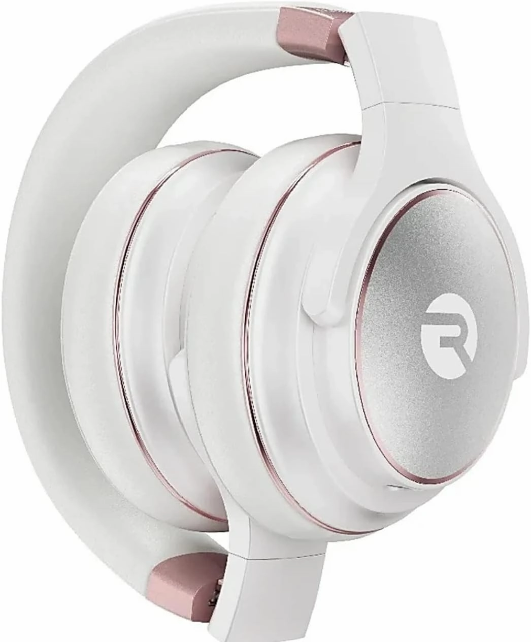 Raycon Everyday Wireless Bluetooth Over Ear Headphones, with Active Noise Cancelling, Awareness Mode and Built in Microphone, IPX 4 Water Resistance, 38 Hours of Battery Life (Rose Gold)