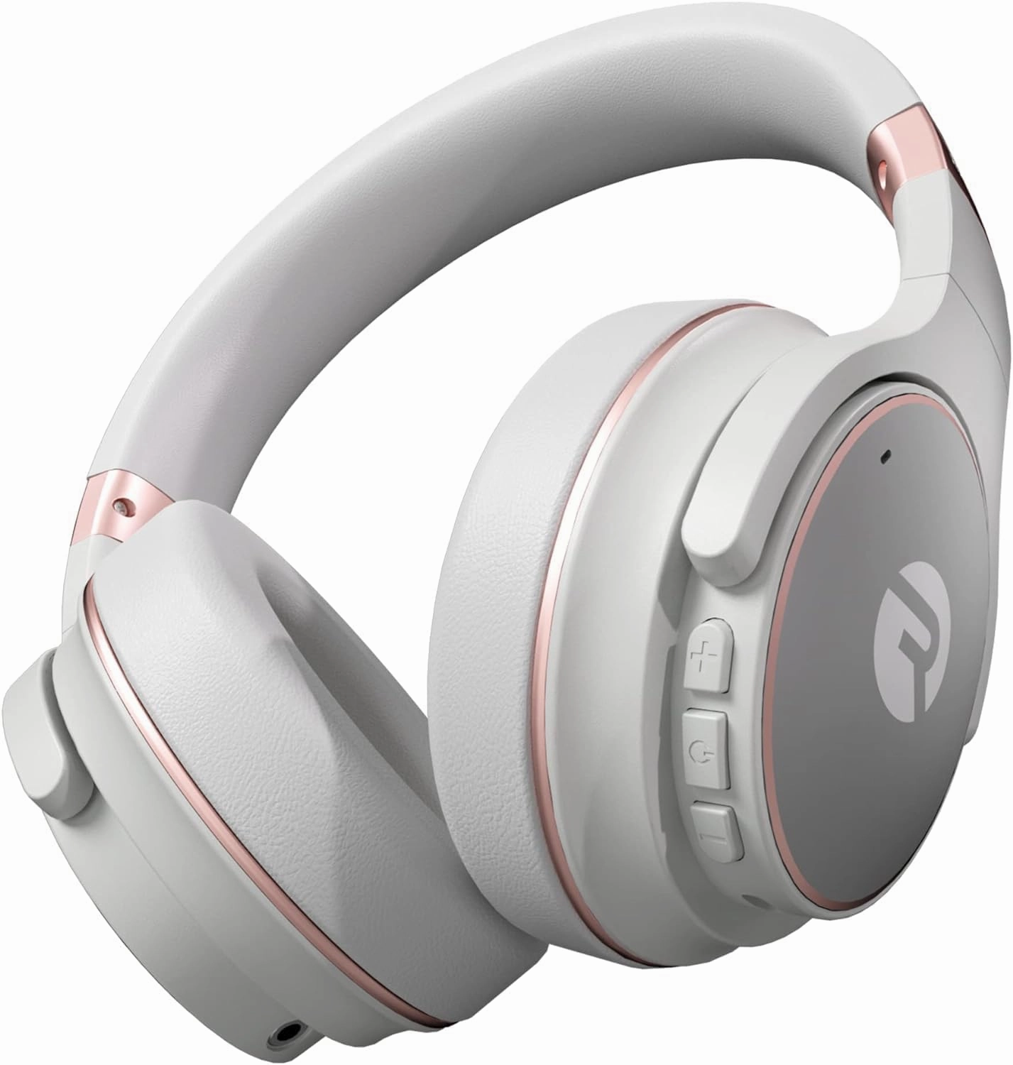 Raycon Everyday Wireless Bluetooth Over Ear Headphones, with Active Noise Cancelling, Awareness Mode and Built in Microphone, IPX 4 Water Resistance, 38 Hours of Battery Life (Rose Gold) over-ear headphones,closed back headphones,wireless studio cans,