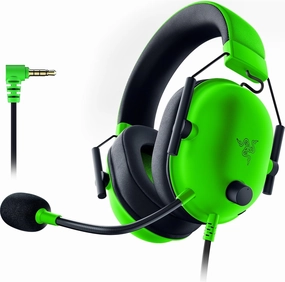 Razer BlackShark V2 X Gaming Headset: 7.1 Surround Sound - 50mm Drivers - Memory Foam Cushion - for PC, PS4, PS5, Switch - 3.5mm Audio Jack - Green noise cancelling headphones,ANC headphones,travel headphones,