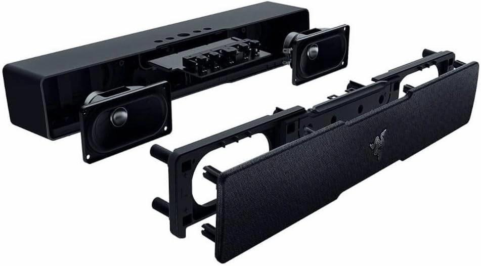 Razer Leviathan V2 X PC Soundbar with Full-Range Drivers - Compact Design - Chroma RGB - USB Type C Power and Audio Delivery - Bluetooth 5.0 - for PC, Laptop, Smartphones, Tablets & Nintendo Switch
