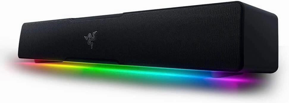 Razer Leviathan V2 X PC Soundbar with Full-Range Drivers - Compact Design - Chroma RGB - USB Type C Power and Audio Delivery - Bluetooth 5.0 - for PC, Laptop, Smartphones, Tablets & Nintendo Switch