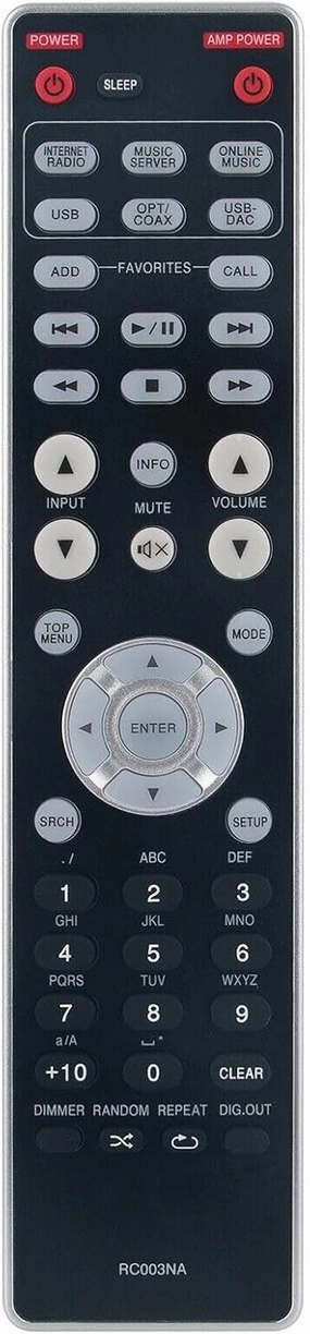 RC003NA Replace Remote Control Fit for Marantz NA8005 Network for Audio Player #Renmote681143 network audio player,digital streamer,audio file player,