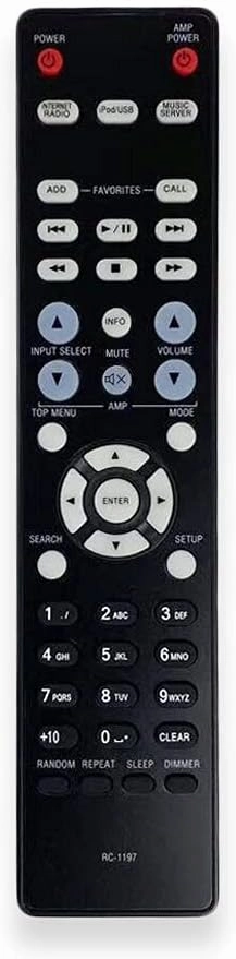 RC-1197 Replacement Remote Control For DENON Network Audio Player network audio player,digital streamer,audio file player,