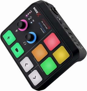 RDE X Streamer X Professional Integrated Audio Interface and 4K Video Capture Card with XLR, HDMI and TRRS Connectivity for Streaming, Gaming and Content Creation audio interface,USB interface,music recording input,