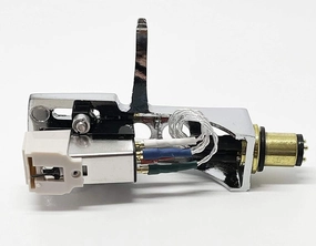 ReadyWired Turntable Silver Headshell with Cartridge Stylus for Pioneer PLX-1000, PL-518, PL-530, PL-A35, PLX-500, PL-560, PL-200, PL-516, PL-255, PL-200X, XL-A700, PL-A45D turntable cartridge,phono cartridge,MM MC stylus,