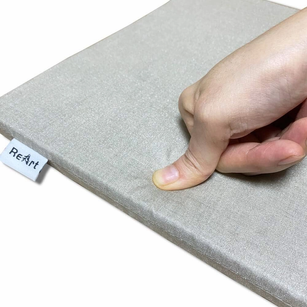 ReArt 3 Pcs Heat Press Mat 10" x 8" / 12" x 12" / 16" x 20" with 3 Pcs Teflon 12" x 16" for Cricut Easypress Both Sides Applicable - Cricket Craft Vinyl Ironing Insulation Transfer Heating Mats