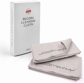 Record Cleaning Cloth, 2 Pack Anti-Static Microfiber Lint Free, 15.75''x15.75'' Extra Large Vinyl Cleaner for Your LP Collection, Glasses, TV Screen record cleaning kit,vinyl cleaner,stylus brush set,