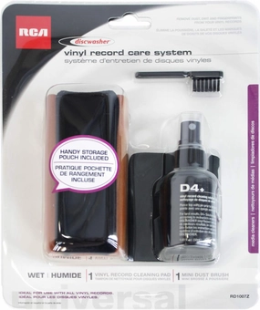 Record Cleaning Kit - D4  System with Cleaning Pad, Brush and Fluid (2-Pack) record cleaning kit,vinyl cleaner,stylus brush set,